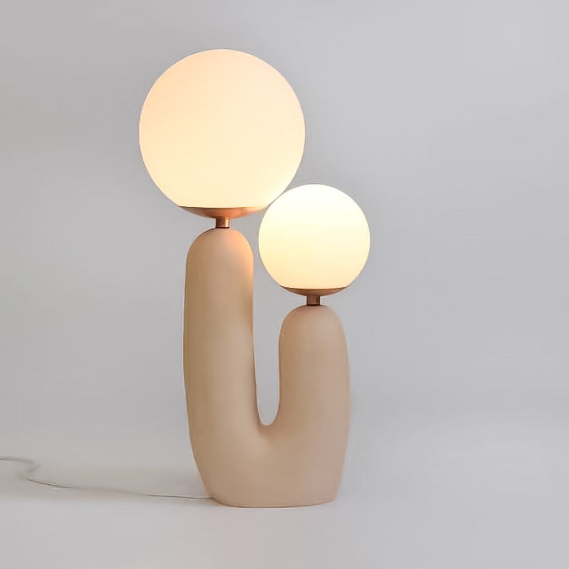 Artistic Table Lamp with Sculptural Design