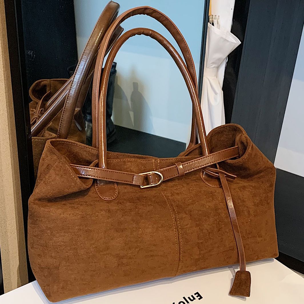 Suede Tote Bag Acalora