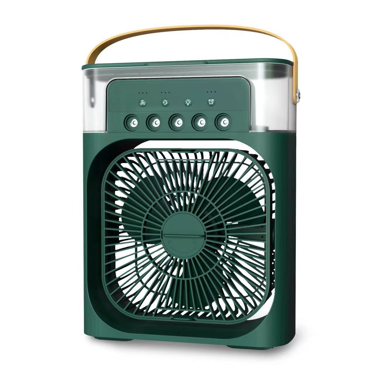 Unisex Portable Air Cooler and Fan with Water Tank and Mist Function and Leather Handle Skanto