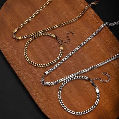 Chunky Link Chain Set Acalora