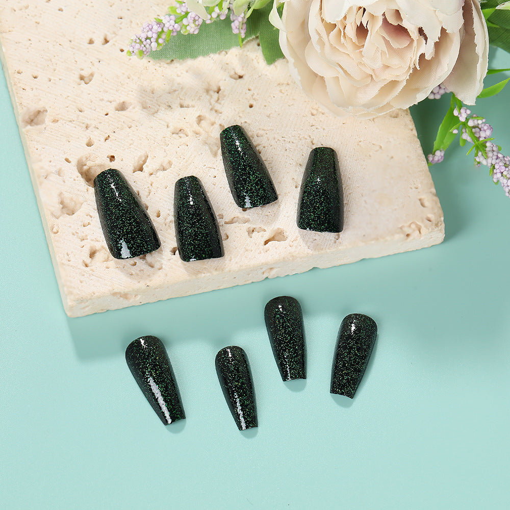 Glamorous Glitter Artificial Nails Acalora