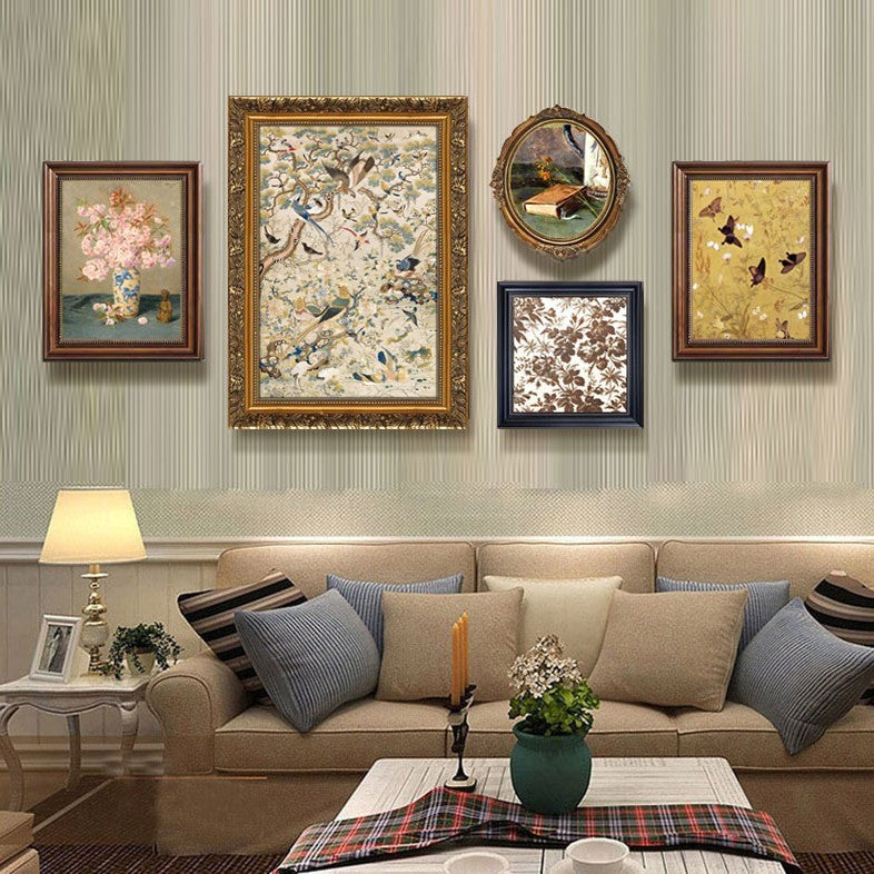 Elegant Vintage Style Framed Art Print