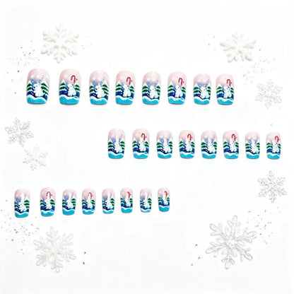 Holiday-Themed 3D Polar Bear Nail Art Acalora
