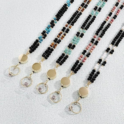 Beaded Eyewear Retractable Lanyard Acalora