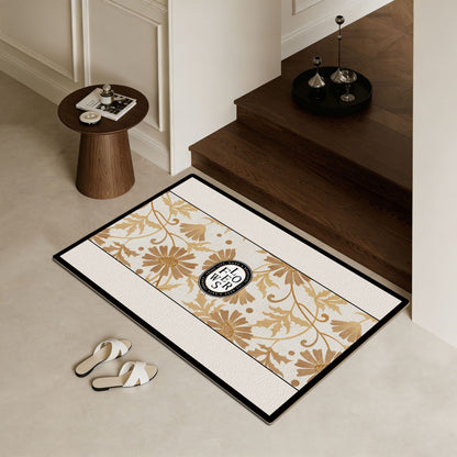 Modern Geometric Bath Mat Acalora