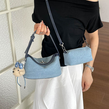 Stylish Soft Fabric Crossbody Handbag Acalora