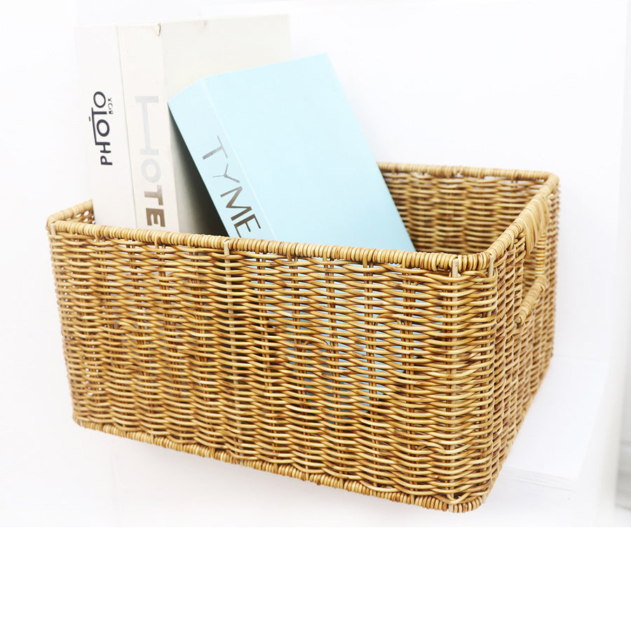 Rectangular Woven Storage Box Acalora