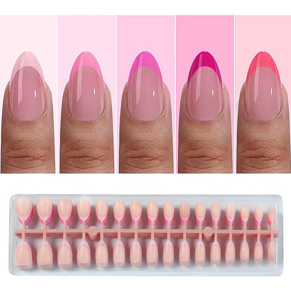 Gradient French Tip Press-On Nails Acalora