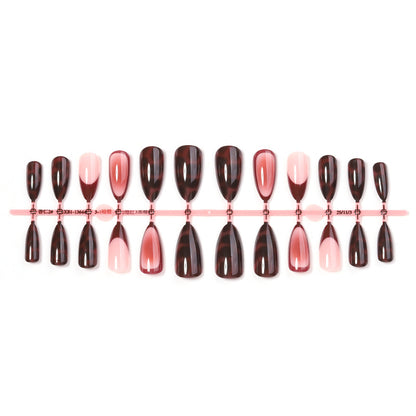 Premium Gradient Press-On Nail Set with Artistic Finish Acalora