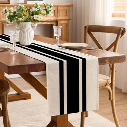 Elegant Striped Table Runner