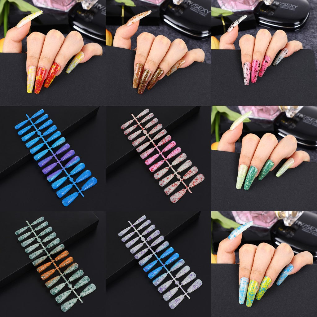 Artificial nails in creative drop design Acalora