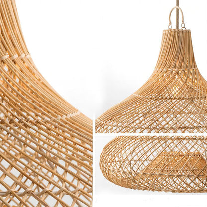Decorative Hanging Light Made of Rattan Acalora