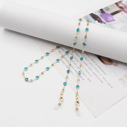 Elegant Crystal-Embellished Eyewear Chain Acalora 1788159829