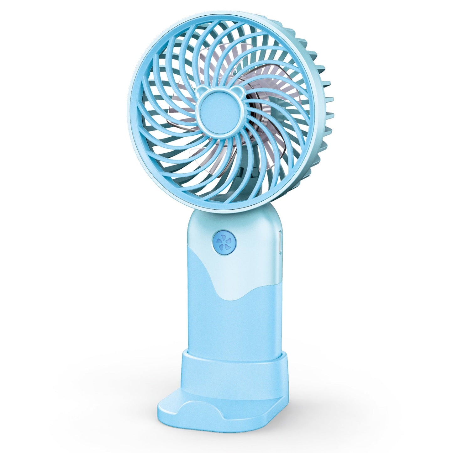 Ladies' Portable Handheld Fan with Height-Adjustable Stand Karnz