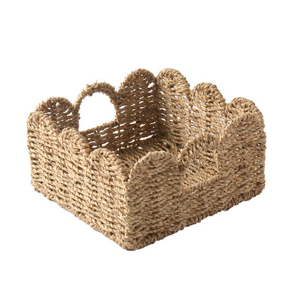 Decorative storage basket with two handles Acalora