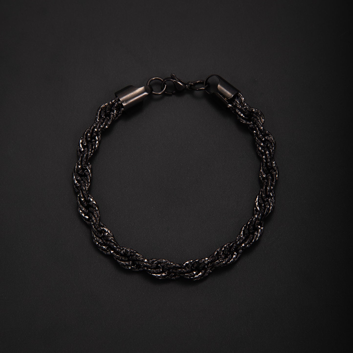 Braided Gold Statement Bracelet Acalora