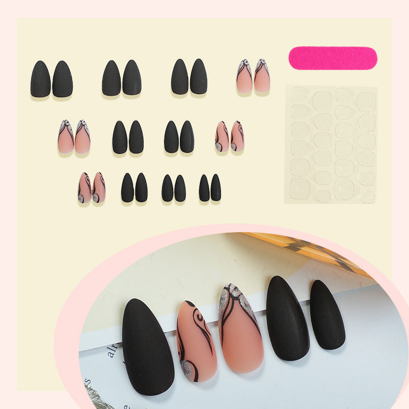Elegant Matte Press-On Nail Set Acalora