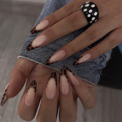 Stylish Acrylic French Tip Press-On Nail Set Acalora