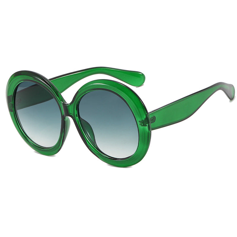 Ladies fashionable sunglasses with large frame and UV protection Bowlift