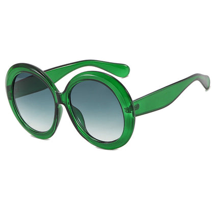 Ladies fashionable sunglasses with large frame and UV protection Bowlift