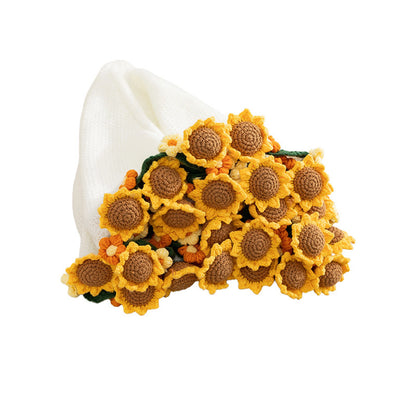Handcrafted Crochet Sunflower Bouquet