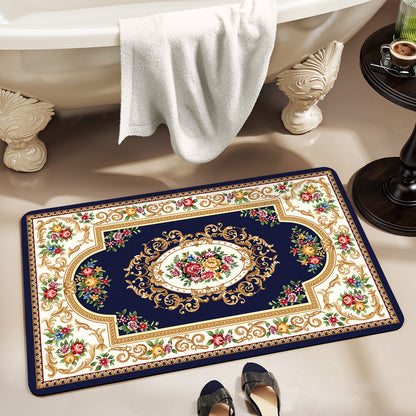 Floral Art Bathroom Mat Acalora