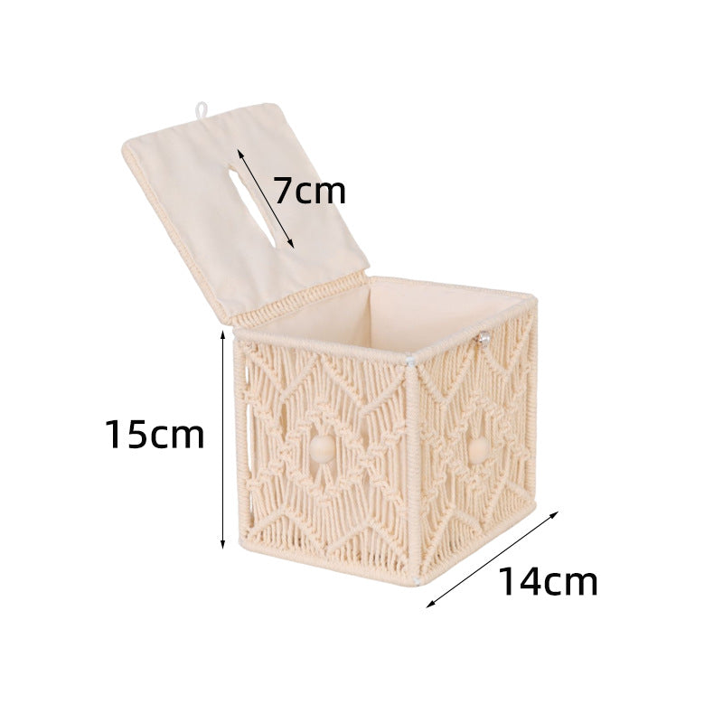Macrame Storage Box Acalora