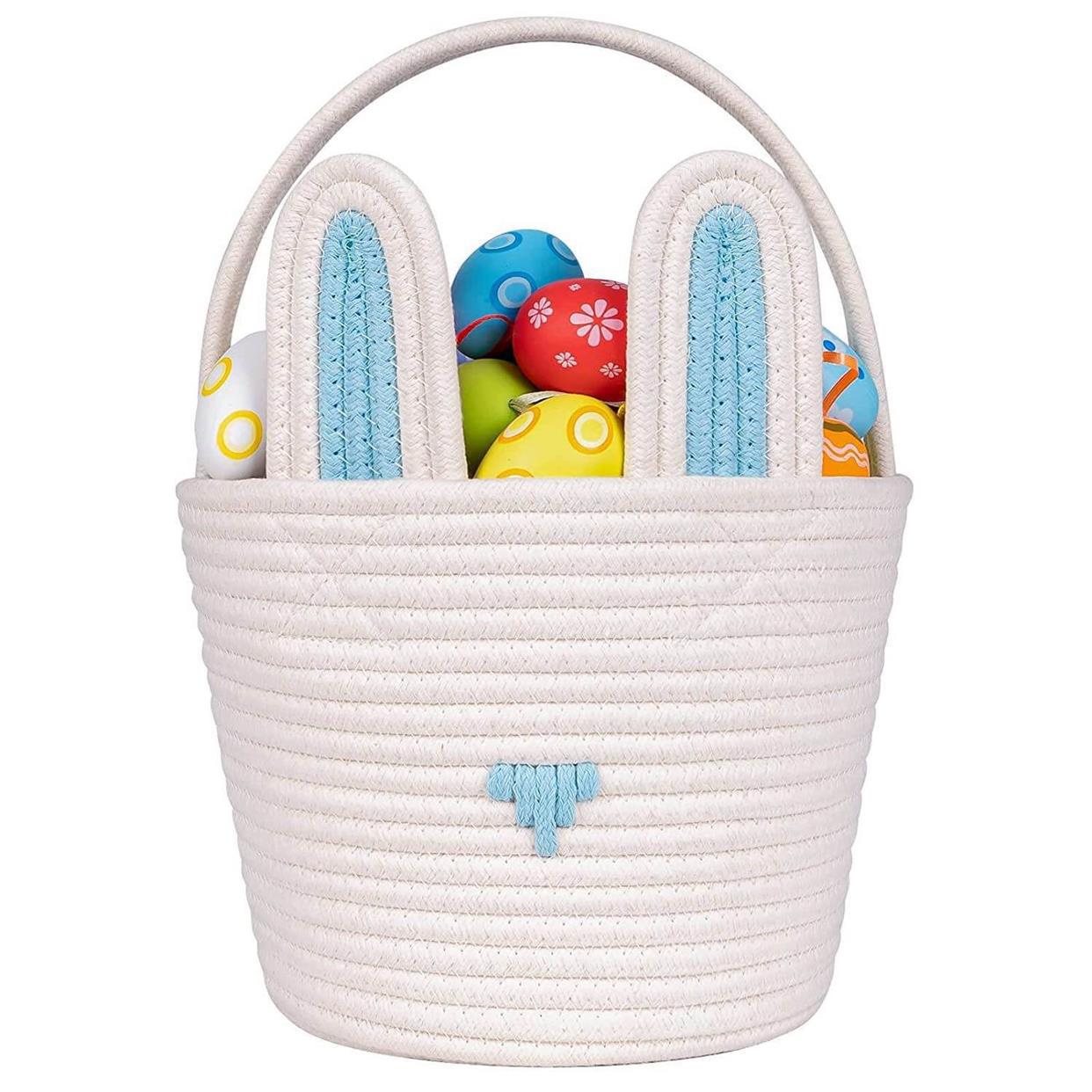 Playful Storage Basket in Rabbit Design Acalora