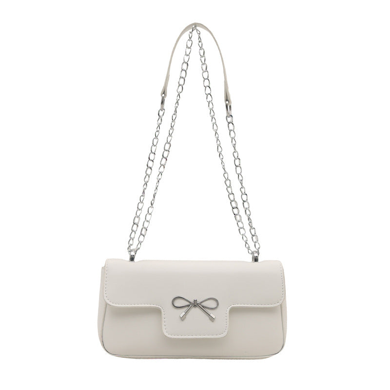 Elegant Bow Accent Crossbody Bag Acalora