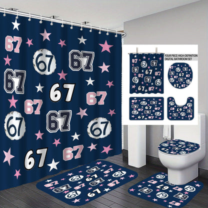 Colorful Dessert-Themed Bathroom Set