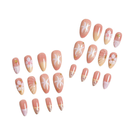 Premium Decorative Press-On Nail Set Acalora