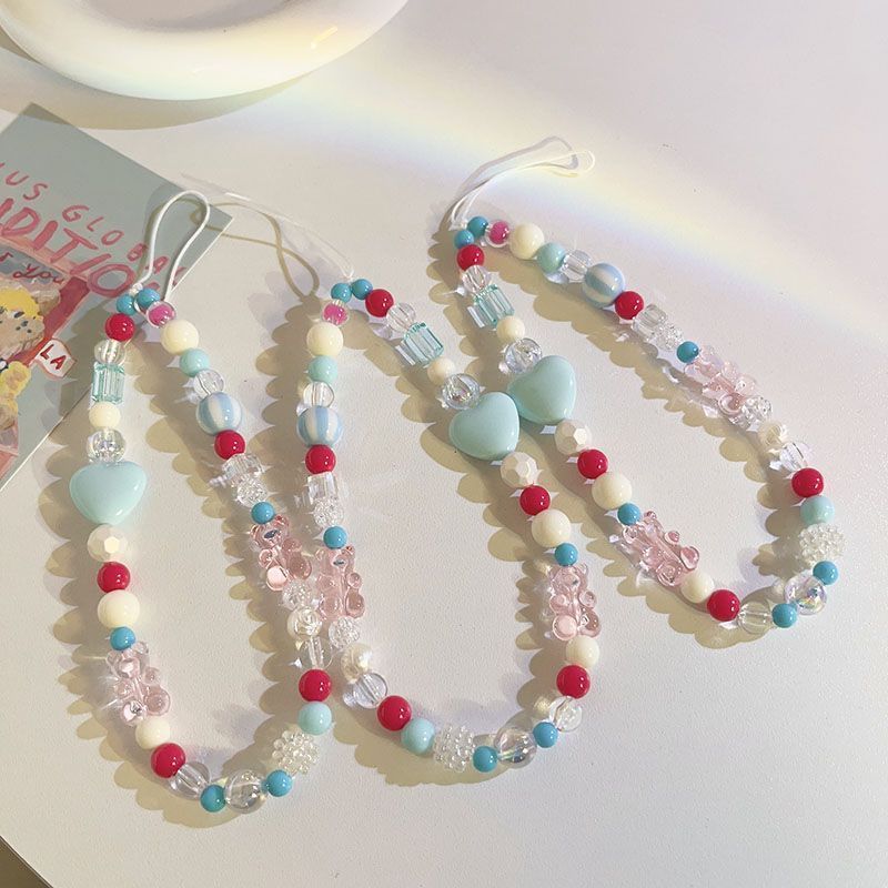 Colorful Beaded Charm Bracelet Acalora