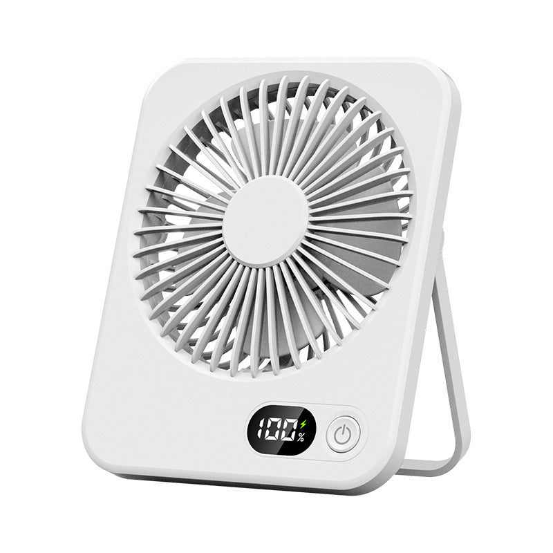 Women's Portable Table Fan with LCD Display Bowlift