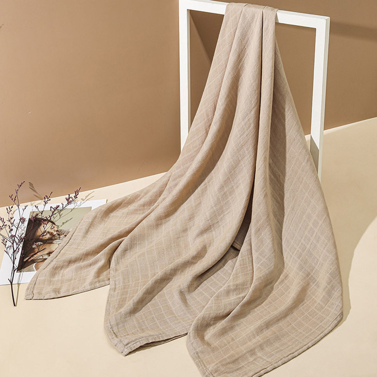 Lightweight Breathable Muslin Blanket