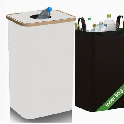 Multifunctional laundry storage box with bamboo lid Acalora