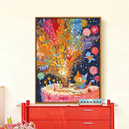 Whimsical Holiday-Themed Wall Art