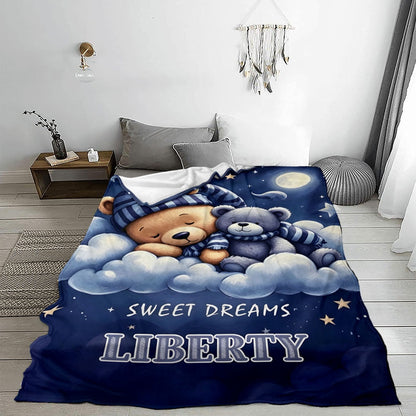 Cartoon-Themed Comfort Blanket