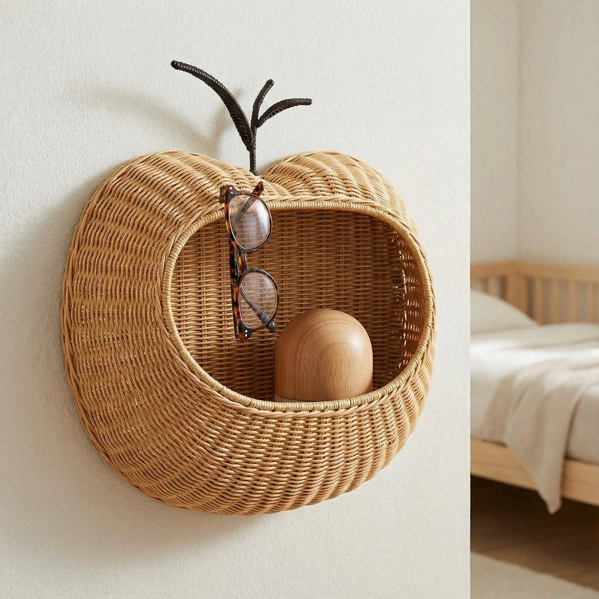 Wall basket in apple shape Acalora