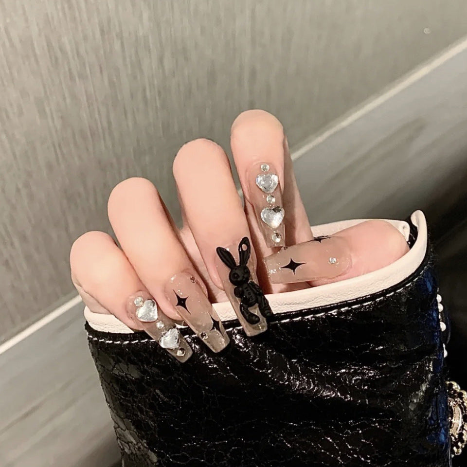 Decorative Floral Press-On Nail Art Set Acalora