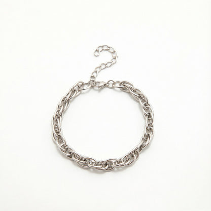 Textured Chain Link Bracelet Acalora