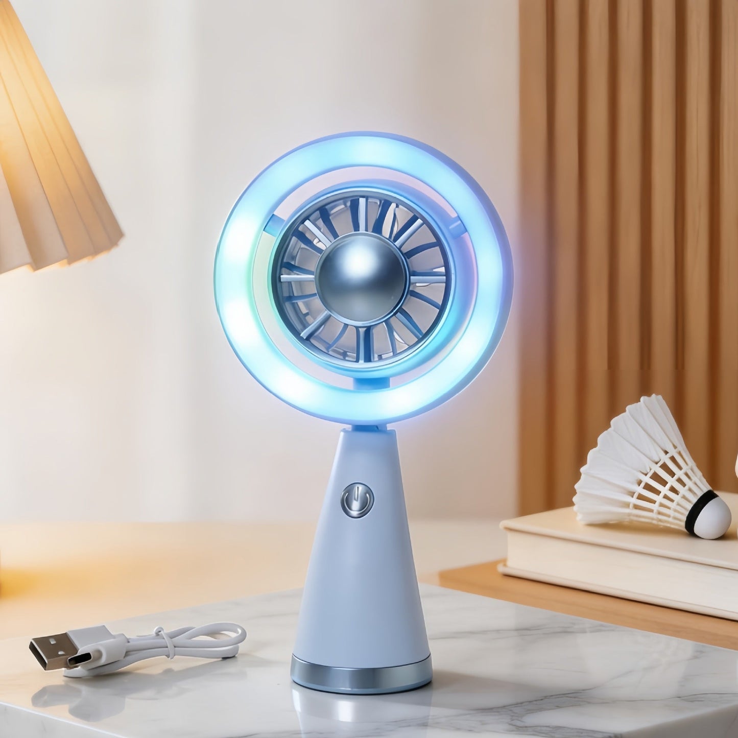 Unisex Portable LED Fan in a modern design Karnz