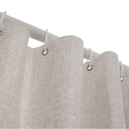 Chevron Pattern Water-Resistant Shower Curtain
