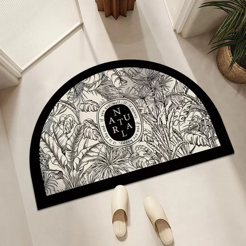 Elegant Country-Themed Bathroom Mat
