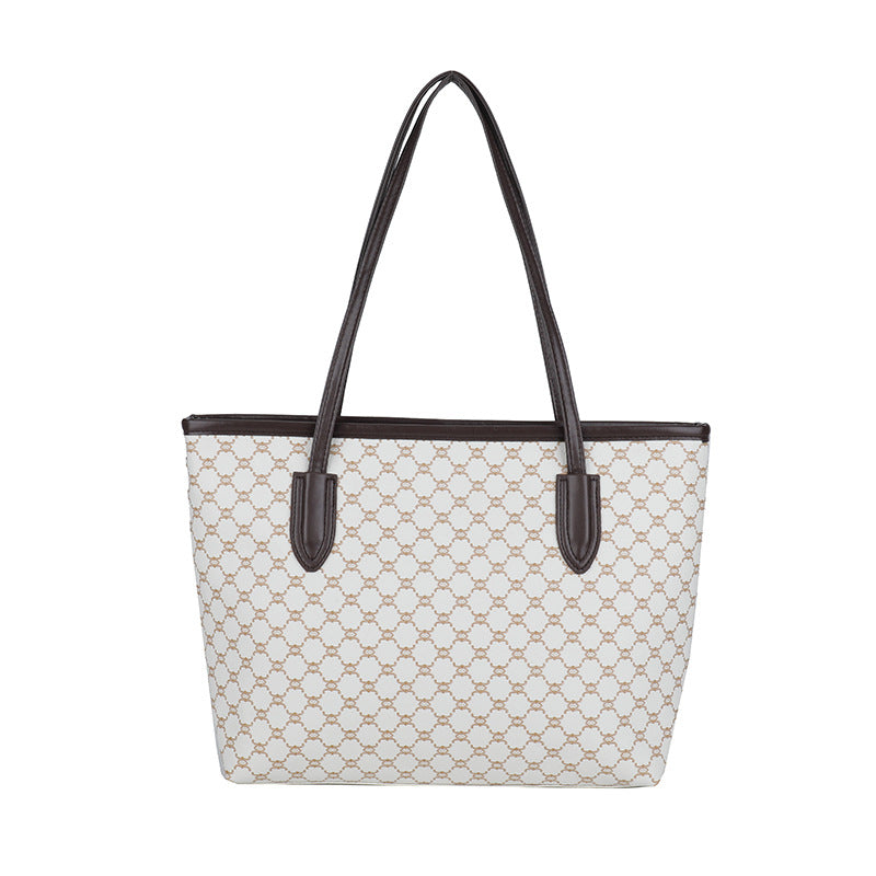 Elegant Geometric Pattern Tote Bag Acalora