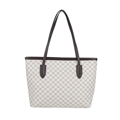Elegant Geometric Pattern Tote Bag Acalora
