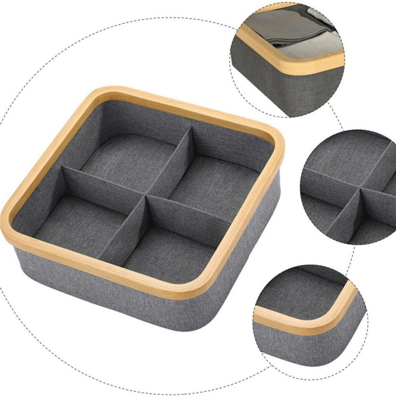 Felt Organizer with Bamboo Frame Acalora
