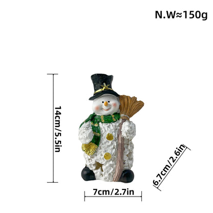Decorative Snowman Sculpture Acalora