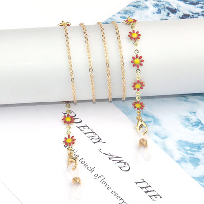 Floral Design Eyewear Chain Acalora