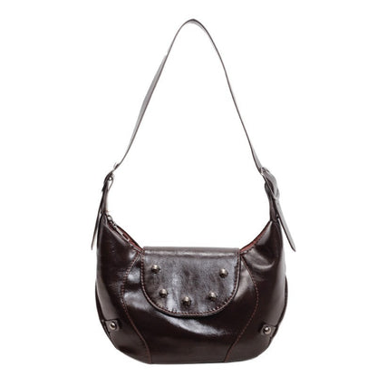 Stylish Leather Hobo Bag Acalora