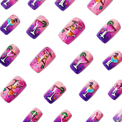 Summer Cocktail Nail Art Acalora